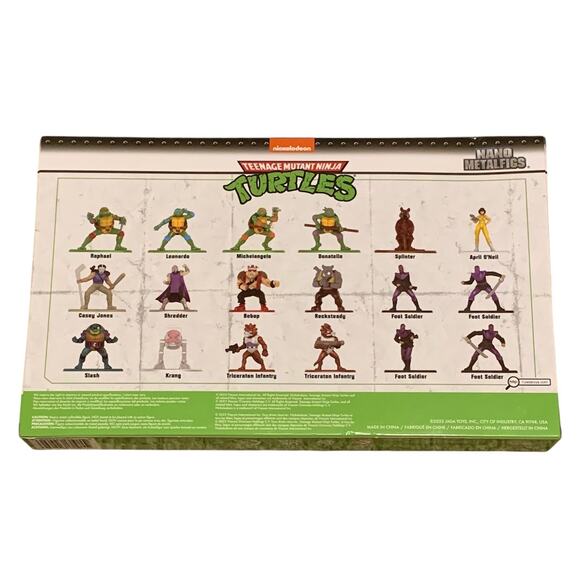Teenage Mutant Ninja Turtles Nano Metal 18-Pack Series 1 Die-cast Figures New - Picture 2 of 6
